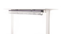 NeatTech - Large, Pinstripe White Basket / Gray trim