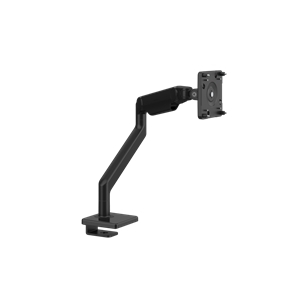M2.1 Monitor Arm with 30mm Sliding Desk Clamp Mount, Black with Black Trim